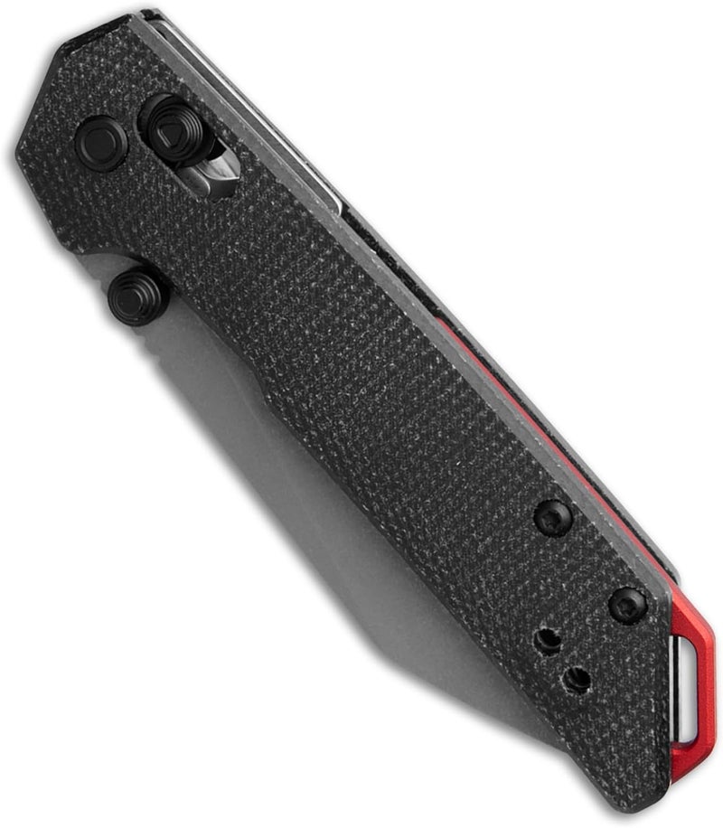Kershaw Mini Iridium Folding Pocket Knife, 3 inch D2 Steel Blade, DuraLock, Aluminum Handle, Pocketclip - Image 2